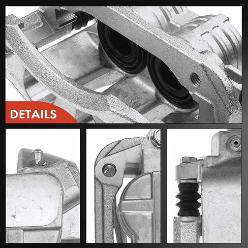 A-Premium Disc Brake Caliper Assembly with Bracket Compatible with Select Ford Models - For Mustang 2005 2006 2007 2008 2009 2010 2010 - Front Left Driver Side in Saudi Arabia