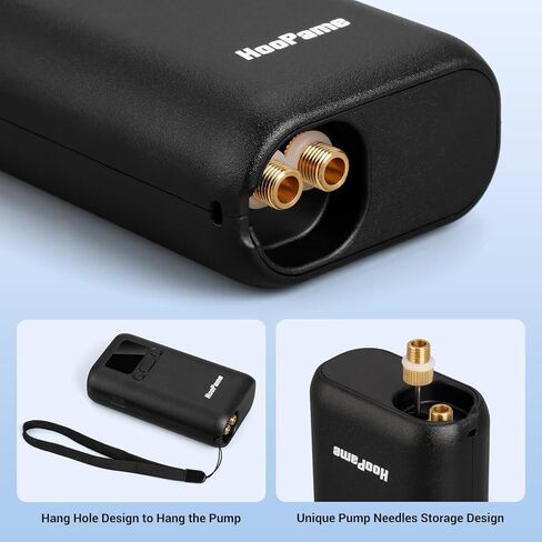 مضخة كرة كهربائية، مضخة كرة للكرات الرياضية، مضخة كرة السلة مع ضوء LED ومقياس ضغط دقيق، مضخة هواء قابلة لإعادة الشحن لكرة السلة، كرة القدم، كرة القدم، الكرة الطائرة، كرة الرجبي (بحد أقصى 20 رطل لكل بوصة مربعة) in Kuwait