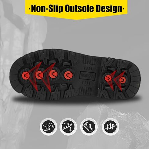 Welding Work Boots for Men Women Slip on Steel Toe Safety Shoes Comfortable Indestructible Work Boots Puncture Proof Lightweight Breathable Construction Shoes in Saudi Arabia