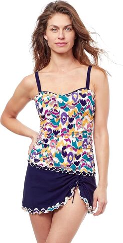 Profile by Gottex Women's Standard Echo E-Cup Tankini in Kuwait