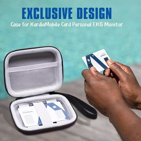 LTGEM Hard Travel Case for KardiaMobile Card Personal EKG Monitor in Kuwait