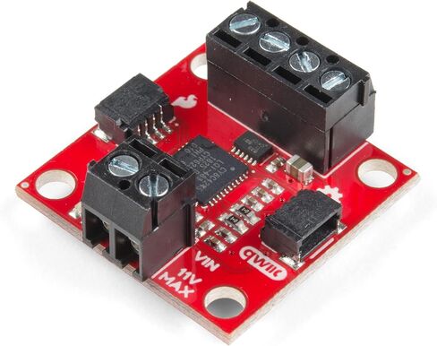 SparkFun Qwiic Motor Driver I2C Plug and Play Breakout No Soldering required to control small DC Motors 1.2A Steady state drive per channel 1.5A Peak 2 channels 127 levels of drive strength 3.3V Logic in Saudi Arabia