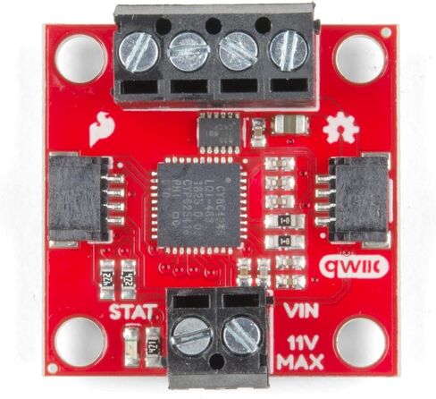 SparkFun Qwiic Motor Driver I2C Plug and Play Breakout No Soldering required to control small DC Motors 1.2A Steady state drive per channel 1.5A Peak 2 channels 127 levels of drive strength 3.3V Logic in Saudi Arabia