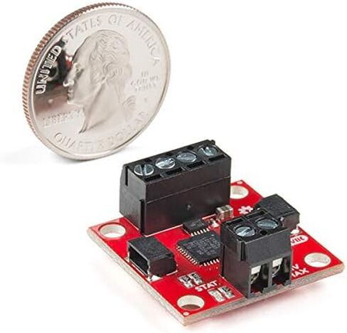 SparkFun Qwiic Motor Driver I2C Plug and Play Breakout No Soldering required to control small DC Motors 1.2A Steady state drive per channel 1.5A Peak 2 channels 127 levels of drive strength 3.3V Logic in Saudi Arabia