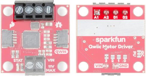 SparkFun Qwiic Motor Driver I2C Plug and Play Breakout No Soldering required to control small DC Motors 1.2A Steady state drive per channel 1.5A Peak 2 channels 127 levels of drive strength 3.3V Logic in Saudi Arabia