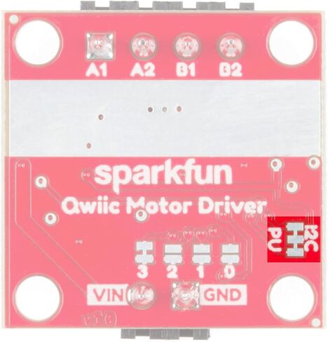 SparkFun Qwiic Motor Driver I2C Plug and Play Breakout No Soldering required to control small DC Motors 1.2A Steady state drive per channel 1.5A Peak 2 channels 127 levels of drive strength 3.3V Logic in Saudi Arabia