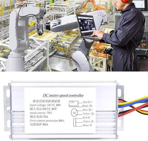 PWM Motor Speed Controller, 12V-60V 70A DC Speed Regulator with Forward/Reverse Bidirectional Rotation in Saudi Arabia