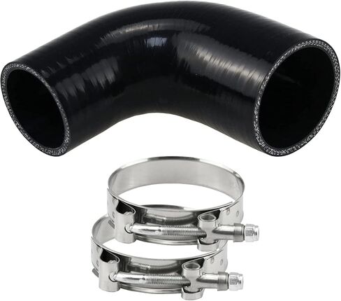 يوكريتيف 90 درجة الكوع 4 طبقات خرطوم سيليكون عالي الأداء مع مشبك T-Bolt 2.0 بوصة إلى 2.5 بوصة (51 مم إلى 63 مم) in Kuwait