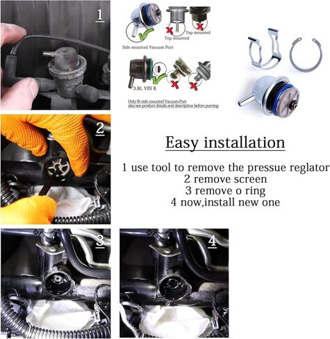 منظم ضغط حقن الوقود 4.0bar متوافق مع 2173071 2173072 بويك كاديلاك تشيفي جي إم سي H2 ايسوزو أولدزموبيل بونتياك أسترو in Kuwait