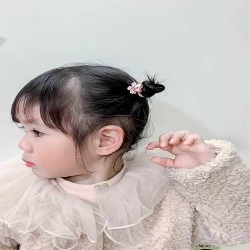 20 Pcs Hair Ties with Balls for Girls Toddlers Hair Ties 5 Styles Cute Candy Color Elastic Ponytail Holders for Kids Baby Hair Accessories Soft Bright Hair Bands for Girls,Toddlers ﻿ in Saudi Arabia