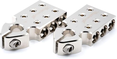 4x1/0 AWG كتلة توزيع طرفية للبطارية 0 نمط إدخال المقياس SAE مشبك علوي للخدمة الشاقة زوج من الألومنيوم من الدرجة الكهربائية in Kuwait