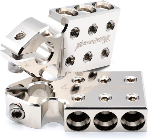 4x1/0 AWG كتلة توزيع طرفية للبطارية 0 نمط إدخال المقياس SAE مشبك علوي للخدمة الشاقة زوج من الألومنيوم من الدرجة الكهربائية in Kuwait