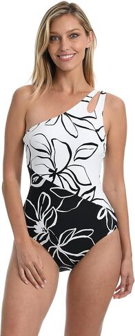 La Blanca Women's Shoulder One Piece Swimsuit in Saudi Arabia