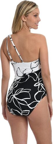 La Blanca Women's Shoulder One Piece Swimsuit in Saudi Arabia