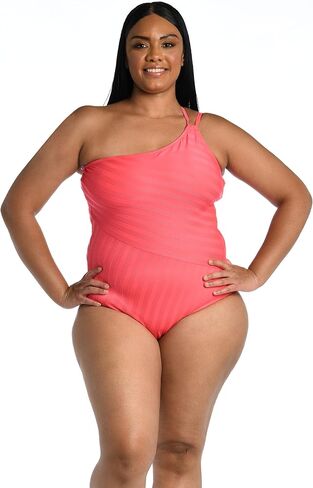 La Blanca Women's Shoulder One Piece Swimsuit in Saudi Arabia