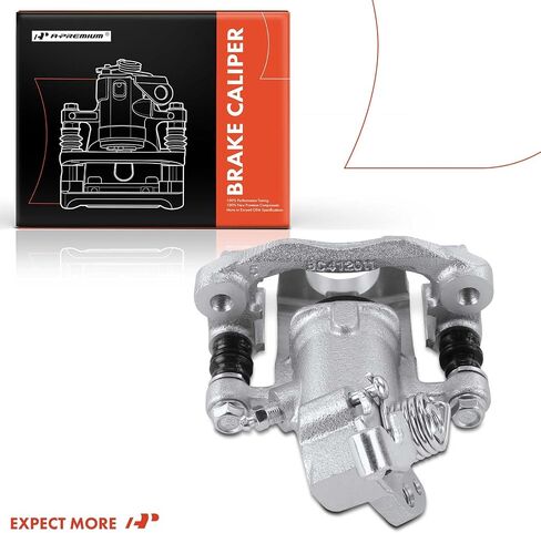 A-Premium Disc Brake Caliper Assembly Without Bracket Compatible with Hyundai Elantra 2001-2004, Tiburon 2003-2004 & Kia Spectra 2004 - Rear Right Passenger Side in Saudi Arabia