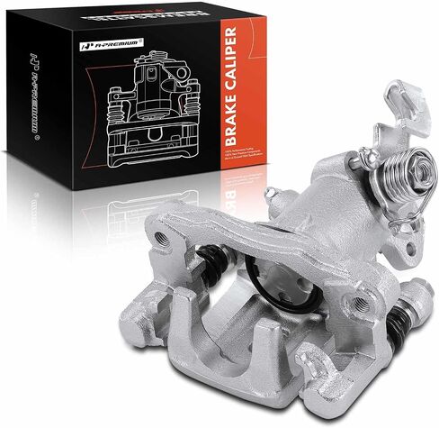 A-Premium Disc Brake Caliper Assembly Without Bracket Compatible with Hyundai Elantra 2001-2004, Tiburon 2003-2004 & Kia Spectra 2004 - Rear Right Passenger Side in Saudi Arabia