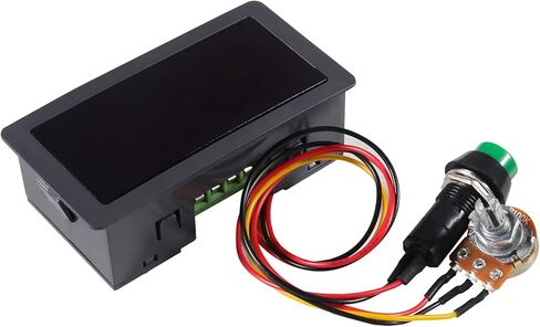 2pcs 6V 12V 24V Digital Display LED DC Motor Speed Controller,8A DC Motor Speed Controller PWM Stepless Speed Control Switch Driver with Duty Cycle LED Digital Display & Knob CCM5D in Saudi Arabia