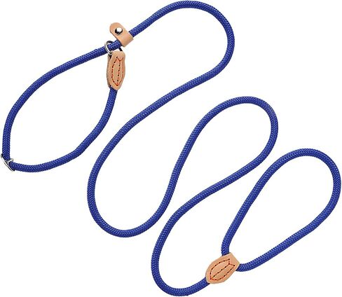 5 Ft Slip Leads Dog Leash No Pull Control Leash for Dogs Leash Rope Pet Leash for Small Medium Large Dogs, No Pull Dog Pet Training Leads, Blue Puppy Training Leads in Saudi Arabia