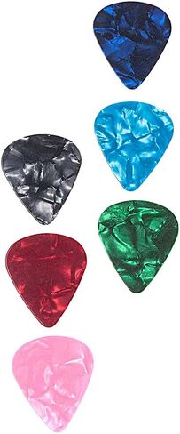 Guitar Capo with 6 Free Picks for Ukulele Acoustic and Electric Guitars, Quick Change Ukulele & Banjo Capos(Silver) in Saudi Arabia