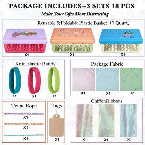 3 Pack Foldable Small Plastic Snack Containers with Lids Mini Collapsible Storage Crates for Crafts,Pantry,Office,School,Kitchen,Table(7.5''x4.5''x2.8'') 1 Qt in Saudi Arabia