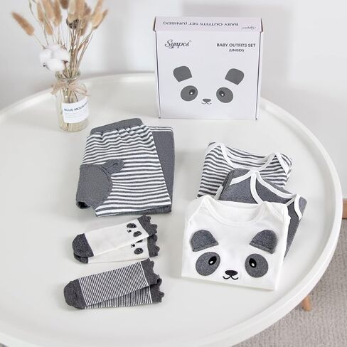 Toddler Unisex Baby Romper, Infant Cotton Jumpsuit Suit - Newborn Footed Onsies Rompers Long Sleeve Bodysuit Clothes 0M-2T in Saudi Arabia