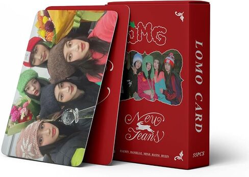 55 قطعة من بطاقات الصور Kpop - بطاقات Lomo ألبوم OMG المقاومة للماء من بطاقات Kpop لتزيين مجموعة المعجبين، هدية بطاقة تهنئة لمجموعة Kpop Girl لحفلة عيد الميلاد in Saudi Arabia