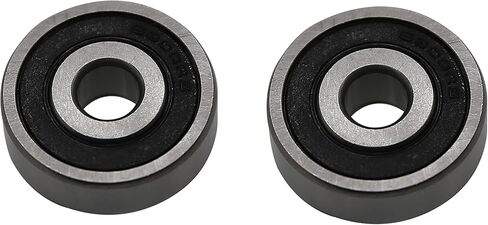 Sealed Ball Bearing - Lubricated - Chrome Steel (6201-2RS, 4) in Kuwait