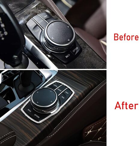 غطاء زر إيقاف تشغيل المحرك بلينغ لسيارة BMW 5 Series 6GT Series 7 Series X3 Series X4 M5، كريستال حجر الراين in Kuwait