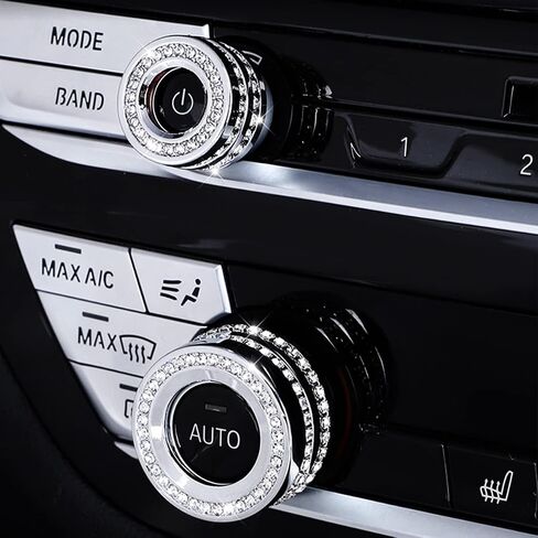 غطاء زر إيقاف تشغيل المحرك بلينغ لسيارة BMW 5 Series 6GT Series 7 Series X3 Series X4 M5، كريستال حجر الراين in Kuwait