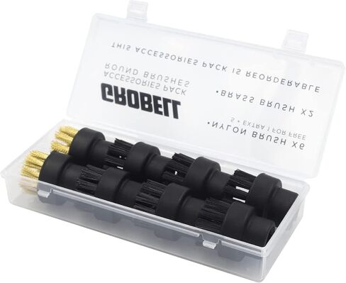 مجموعة ملحقات فرشاة جروبيل، فرشاة نايلون × 6؛ فرشاة نحاسية × 2 in Kuwait