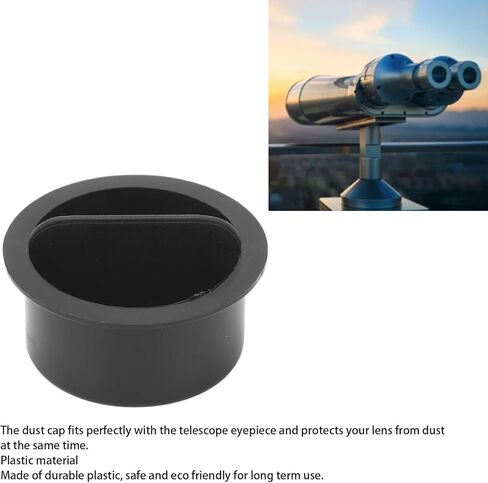 Telescope Lens Cap, Durable Telescope Dust Cap with Storage Case, Plastic Lens Dust Cover for 1.25 Inch Mounts and Eyepieces, Barlow, Diagonal Prism,Telescope Accessories in Saudi Arabia