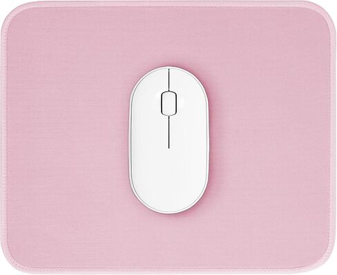 Pink Mouse Pad, Nice and Cute Mouse Pad, Splash-Proof Textured 10.2 x 8.2Inch, Stitched Edge Non-Slip Waterproof Rubber Mouse Pad in Saudi Arabia