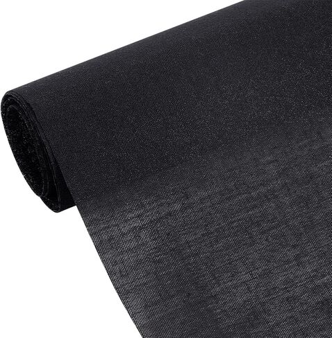 BENECREAT 44.5x39 Inch Black Cotton Interfacing Fabric Woven Cotton Iron-On Fusible Interfacing Iron Lining Fabric for Blouses Dress Shirts Collars DIY Sewing Accessories in Saudi Arabia