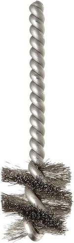 Weiler 21087 فرشاة أنبوبية طاقة 1 بوصة، حشوة سلك من الفولاذ المقاوم للصدأ 008 بوصة، طول فرشاة 1 بوصة، صنع في الولايات المتحدة الأمريكية in Saudi Arabia