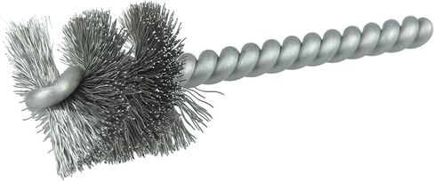 Weiler 21087 فرشاة أنبوبية طاقة 1 بوصة، حشوة سلك من الفولاذ المقاوم للصدأ 008 بوصة، طول فرشاة 1 بوصة، صنع في الولايات المتحدة الأمريكية in Saudi Arabia