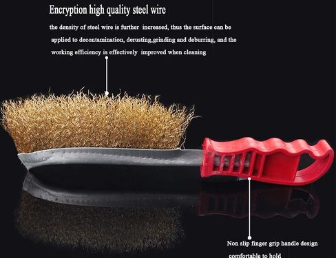Sayago Wire Brush for Rust Removal Small Wire Brush for Cleaning Welding Slag Rust Dust and Outdoor (9 Piece Brush Set) in Saudi Arabia