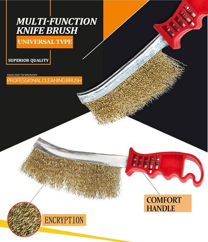 Sayago Wire Brush for Rust Removal Small Wire Brush for Cleaning Welding Slag Rust Dust and Outdoor (9 Piece Brush Set) in Saudi Arabia