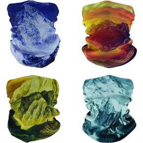 4 Multipurpose Headband Bandana Balaclava For Women Men