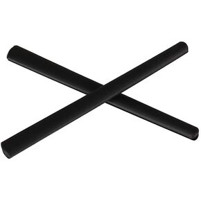 Temple Arm Leg Ear Socks for Oakley Metal Plate OX5038 Carbon Plate OX5079 Glass Frame (Black - 1 Pair)