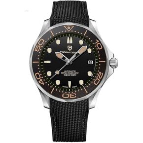 RollsTimi Pagani Design Men's Automatic Watch, Men's Automatic Diver's Watch, Stainless Steel, Rotating Ceramic Bezel Japan Imported Movement, Sapphire Mirror Waterproof Mechanical Watch.