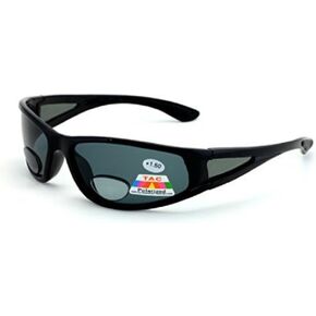 Pink Ribbon Shades Mens Wrap Around Sport Sunglasses Polarized Plus Bifocal Reading Lens