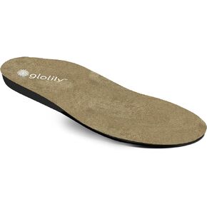 Glolily Women's Replacement Insoles - Leather, Size 7.5 M