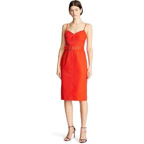 HALSTON Women's Aryelle Dress in Linen Suiting