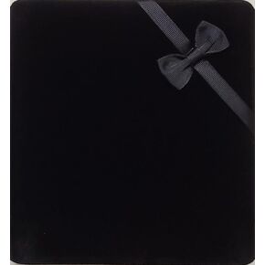 Velvet Set Gift Box for Jewelry, Necklace/Earring/Bracelet, X-Large, Black