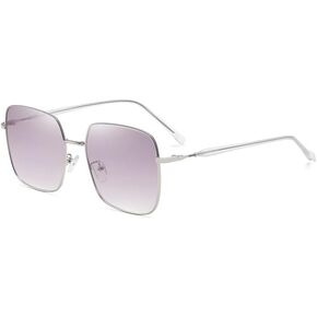 New Polarized Sunglasses Square Metal Sunglasses Trend Polarized Sunglasses Glasses Case Style Is Optional 2. Rose gold powder gray flakes