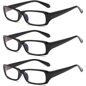 3 PRS Distance Glasses Mens Womens Nearsighted Eyewear Classic Style Myopia Glasses