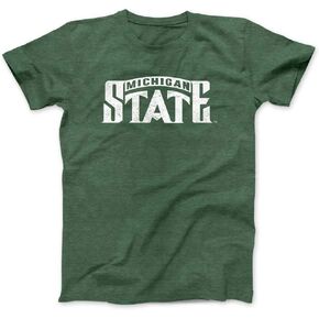 Michigan State Spartans Vintage and Retro MSU Unisex Shirts T-Shirts Tees Short Sleeve Apparel