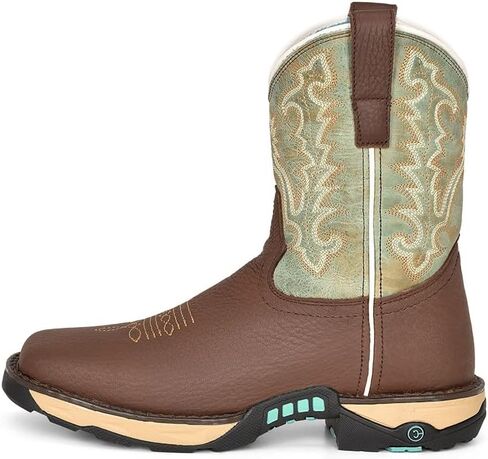 CORRAL LADIE'S BLACK HYDRO RESIST FARM&RANCH DUAL DENSITY SOLE SQ TOE, RUBBER SOLE, RANCHING W5000 in Saudi Arabia