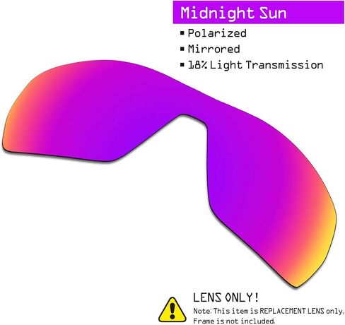 SmartVLT Men's Replacement Lenses for Oakley Offshoot OO9190 Sunglass - More Options in Saudi Arabia